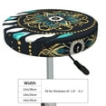 thumbnail image 4 of KLL Boho Dreamcatcher Round Bar Chair Cushion Cover 14 inch ,Bar Stool Protector with Elastic, Soft Washable, 4 of 6