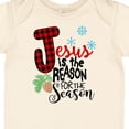 thumbnail image 4 of Inktastic Jesus is the Reason for the Season Pinecone and Snowflakes Boys or Girls Baby Bodysuit, 4 of 5