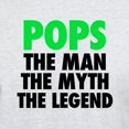 thumbnail image 3 of CafePress - Pops The Legend Black T Shirt - Men's Classic Graphic T-Shirt, 3 of 4