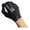 Black, variant on Men's goatskin gloves, thin, leather