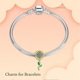 thumbnail image 4 of Gold-Plated Sunflower Dangle Charm for Women Moment Bracelet Necklace Pendant, 4 of 5