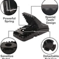 thumbnail image 3 of Feeke Mouse Traps, Mice Traps for House, Small Mice Trap Indoor Quick Effective Sanitary Safe Mousetrap Catcher for Family and Pet - 6 Pack, (M01-6Pack), 3 of 4
