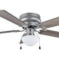 thumbnail image 2 of Ventilador de Techo Mainstays Hugger de 44' con Luz LED Níquel Satinado 5 Aspas 577864521, 2 of 5