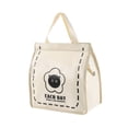thumbnail image 3 of Bolsa para , bolso de mano lindo de cuero PU a la moda para oficina, viajes al aire libre monstruos blancos, 3 of 8