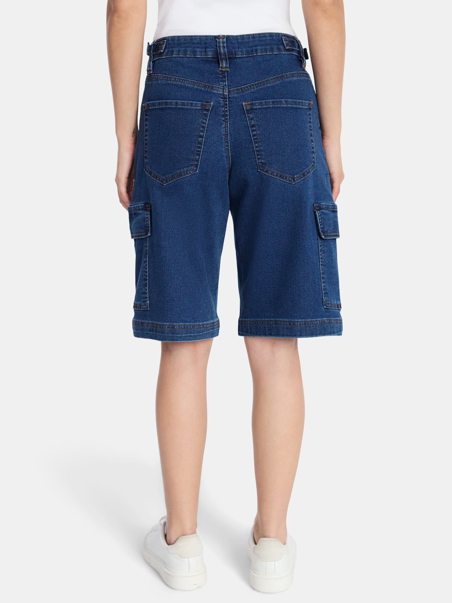 Madden NYC Women’s Side Tab Jorts, Sizes 00-18