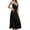 Black, variant on UVEASISHA Lace Long Nightgowns for Women V Neck Adjustable Spaghetti Strap Night Dresses Silky Soft Long Slip Pajama Dress Red S