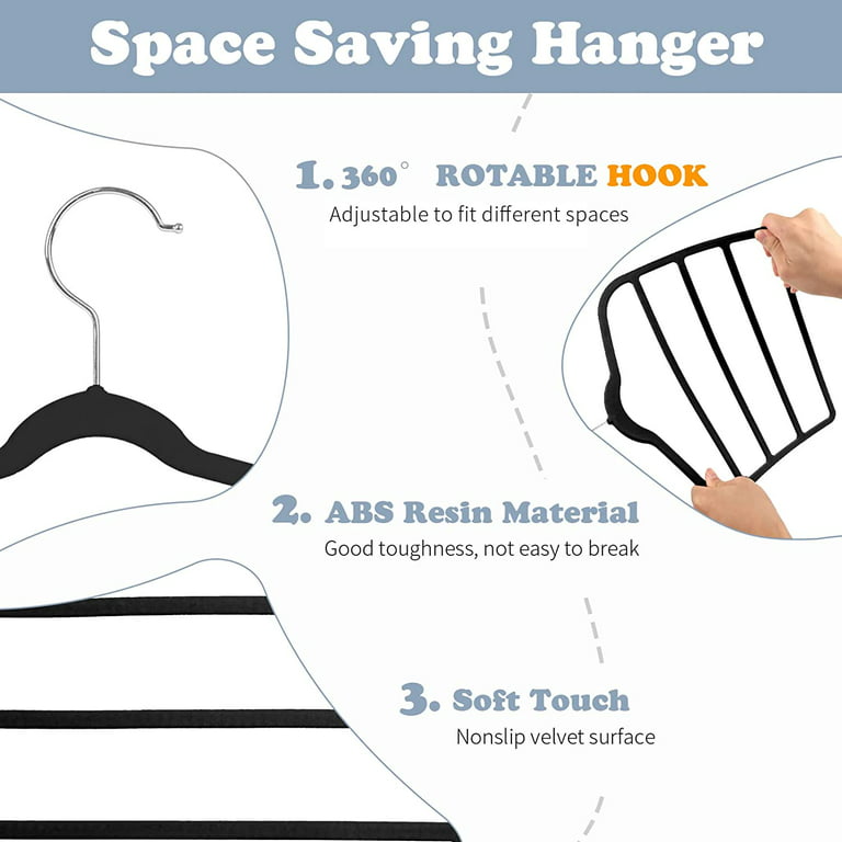 Petite Size Slim-Line Black Shirt-Pant Hanger by Only Hangers® – Only  Hangers Inc.