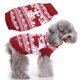 thumbnail image 5 of Suéter navideño para perros suéteres navideños para perros para climas fríos ropa roja cálida para cachorros suéteres de nieve para perros suéteres de muñeco de nieve ANGGREK Otros, 5 of 8
