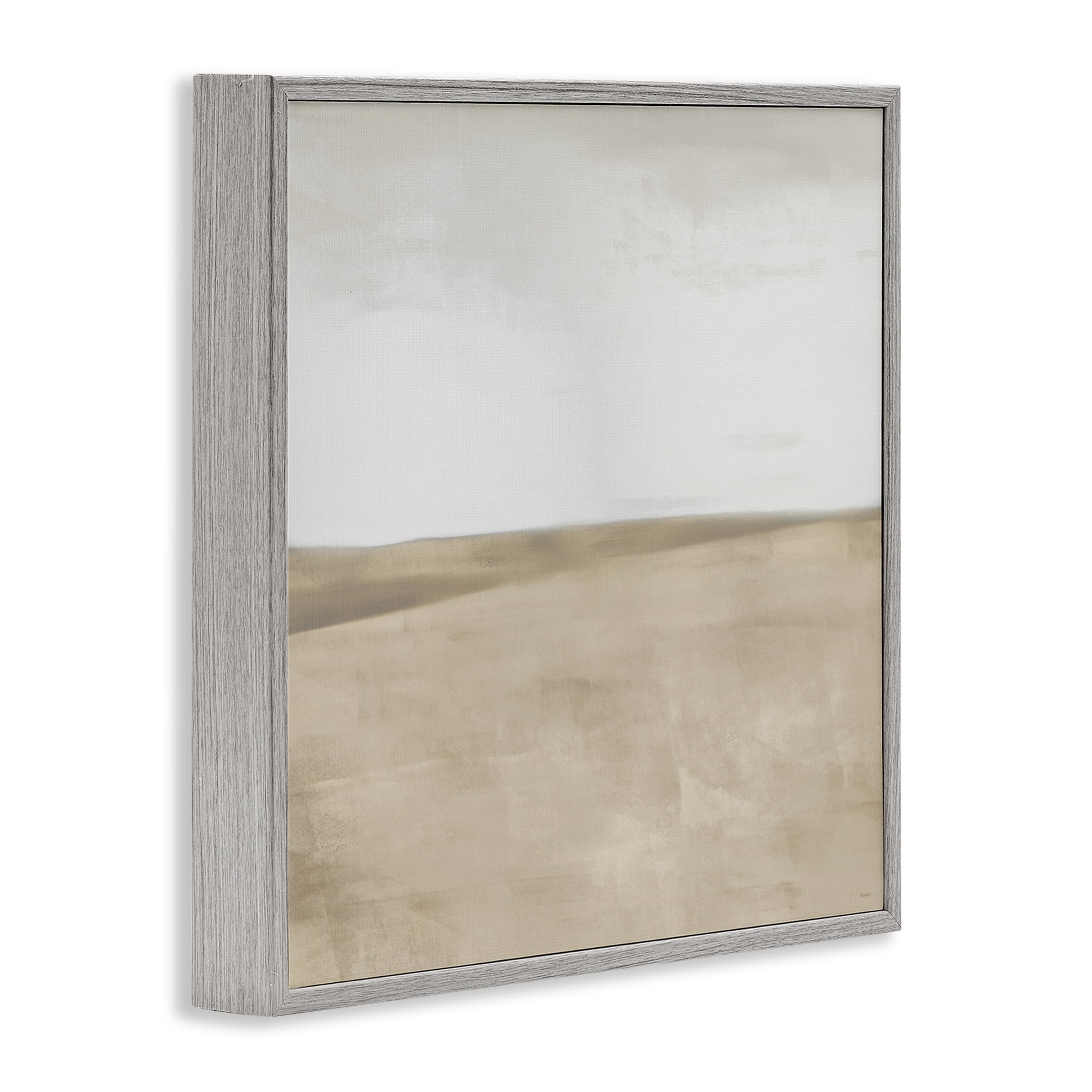 Stupell Industries Muted Smooth Hills Gray Framed Giclee Art, design by Dan Meneely