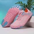 thumbnail image 2 of Modisza Barefoot Shoes for Women Men Summer Water Footwear Wide Toe Box Non Slip Athletic Running Sneaker Gym Workout Shoe Pink Size 8, 2 of 4