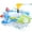 Blue, variant on WonderStone Kid Pool Float with Canopy, Inflatable Swimming Float with Safety Seat, Water Toy for Kids Ages 1-5, Pool & Beach Toy for Boys and Girls, Green