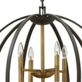 thumbnail image 3 of Mid Century Modern Farmhouse Eight Light Chandelier-Cement Gray Finish Bailey Street Home 81-Bel-3002308, 3 of 3