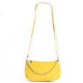 thumbnail image 2 of Bolsa bandolera de pana de moda para mujer, de hombro con cadena sólida (amarillo) Likrtyny Para Estrenar, 2 of 9