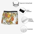 thumbnail image 3 of Sikiie Ducks and Flowers Print Men's Boxer Briefs, Elastic Waistband Boxer Briefs Leggings-XX-Large, 3 of 5