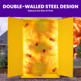 thumbnail image 2 of Industrial Flammable Safety Cabinet, 45 Gallon, Chemical Storage Cabinet, Galvanized Steel, Fire and Explosion Proof, Yellow, Lockable Doors, 2 of 7