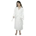 thumbnail image 1 of Peignoir Col Châle pour Femmes, Kimono en Coton Éponge de Luxe pour Spa, 1 of 9