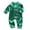 Green, variant on YWOAGH Boys Pajamas Set with Long Sleeve Cartoon Animal Bear Print Homewear for Children Ages 6 Months to 3 Years Blue 100