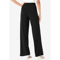 thumbnail image 2 of Roaman's Women's Plus Size Wide-Leg Ultimate Ponte Pant, 2 of 3