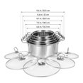 thumbnail image 2 of HAMPPLIES 5Sets Cooking Utensils Set Pot Round Shape For Cooking Soup 20.5X20.5X10.0In, 2 of 8