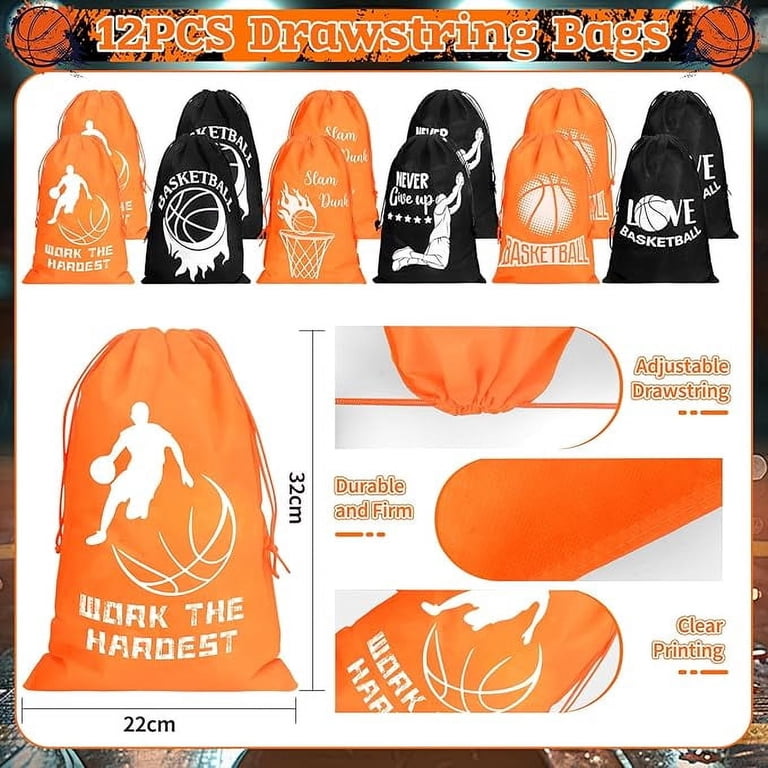 Basketball Party Favors Kit - 146PCS Goodie Bags With Bracelets, Notebooks, Pens, Stickers For Kids Sports Birthday