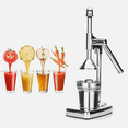 thumbnail image 6 of Manual Citrus Juicer - Hand Press Lemon Orange Squeezer for Fresh Juice, Heavy Duty Stainless Steel Fruit Press with Non-Slip Base - Easy Clean Kitchen Juicer ., 6 of 10