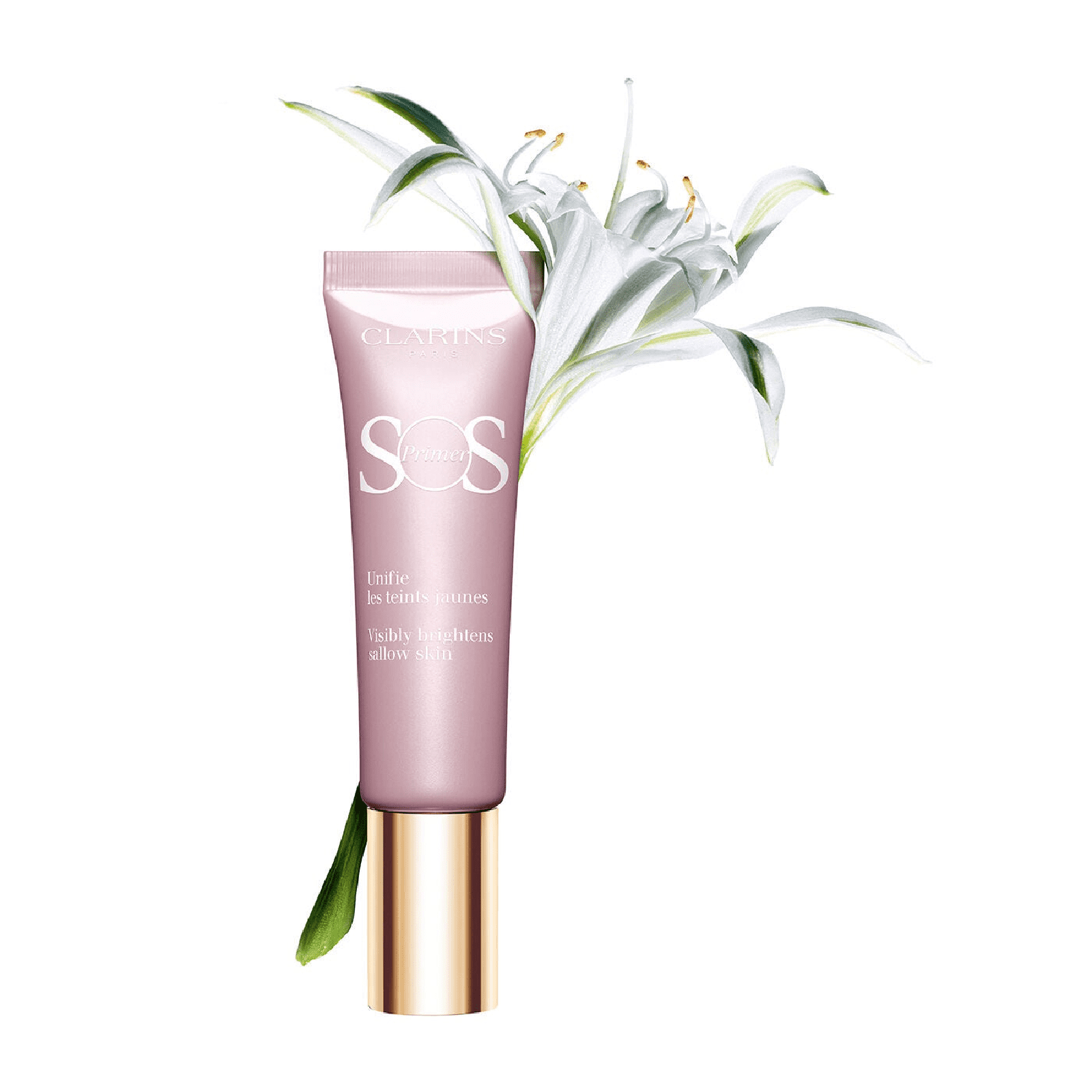 Clarins SOS Primer 01 Rose Minimizes Signs of Fatigue 1.0 oz NEW