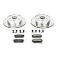 thumbnail image 3 of PowerStop Rear Z23 Evolution Sport Carbon-Fiber Ceramic Brake Pad and Drilled & Slotted Rotor Kit Fits: CHEVROLET PONTIAC SATURN SUZUKI Select Models K2092, 3 of 10