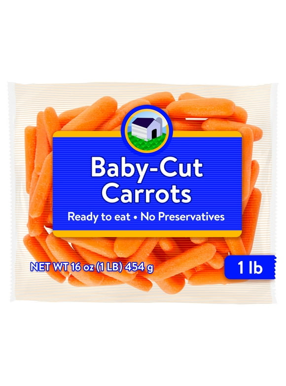 Fresh Baby-Cut Carrots, 1lb Bag
