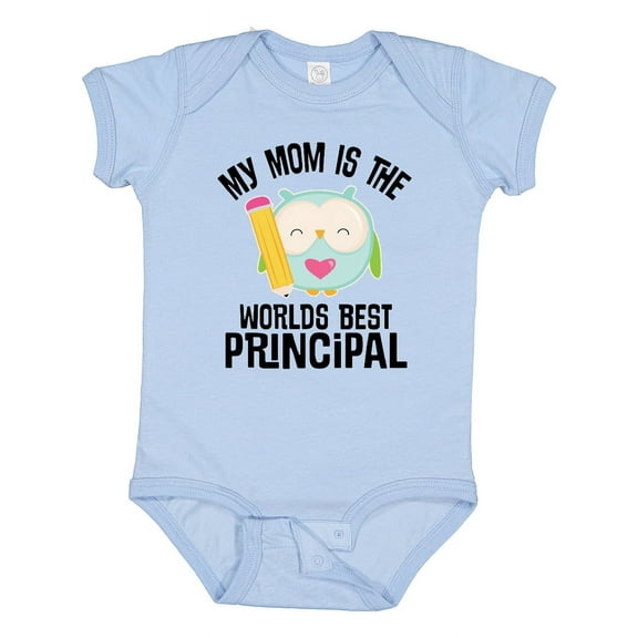 Inktastic School Principal Mom Boys or Girls Baby Bodysuit