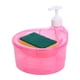 thumbnail image 1 of Dispensador de jabón y portacepillos. Fácil de rellenar. Práctico, duradero y multifuncional. Rosa roja, 1 of 9