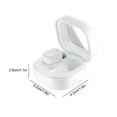 thumbnail image 3 of asxite Headphones Wireless,5.0 Wireless Bluetooth Headset LED Digital Display Charging Bin Low Latency Noise Cancellation HD Calls,White, 3 of 5