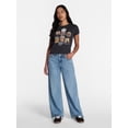 thumbnail image 2 of Halloween Stamp Women's Graphic Tee with Short Sleeves, Sizes XXS-XXL, 2 of 5