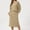 Khaki Womens Clothes, variant on The Big Save of Today kttectoa Outfits for Women Trendy Fall Winter Outfits for Women Solid Long Sleeve Crew Neck Pullover Tops and Side Slit Skirts Matching Sets for Women Cyber_Monday