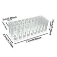 thumbnail image 2 of Clear Acrylic Makeup Organizer 27 Slots Lip Gloss Perfume Holder Compact Storage Display For Lipstick Tubes Brushes Beauty Tools, 2 of 6