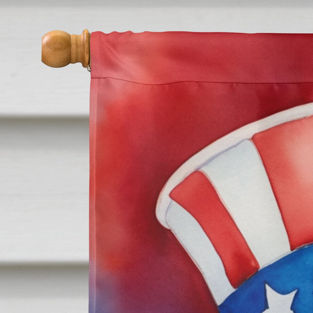 Cocker Spaniel Patriotic American House Flag 28 in x 40 in