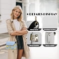 thumbnail image 6 of Pzuqiu Lemon Print Crossbody Bags for Women Minimalist Trendy Fashion Casual Leather Quilted Shoulder Bag with Chain Strap Exquisite Vintage Functional Gifts for Women, 6 of 7