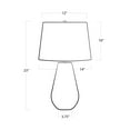 thumbnail image 2 of Regina Andrew 13-1463 Cassia 23" Tall Buffet Table Lamp - Blue, 2 of 7