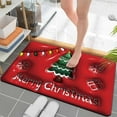 thumbnail image 3 of Harliver Christmas Door Mat, Non-Slip 3D Santa Claus Visual Expansion Welcome Mat, Machine Washable Rug Entrance Door Mat Tradition Xmas Decor for Home, Bathroom, Kitchen, 15x23 in, 3 of 6