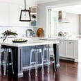 thumbnail image 3 of Heavenly Collection Clear Plastic Counter Stool, 3 of 9