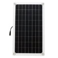 thumbnail image 1 of 12V 20W Solar Panel Monocrystalline Silicon Solar Cell with Dual USB Car Charger Lighter Alligator, 1 of 8