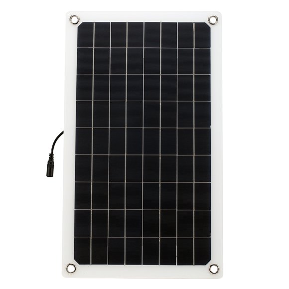 12V 20W Solar Panel Monocrystalline Silicon Solar Cell with Dual USB Car Charger Lighter Alligator