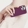 thumbnail image 6 of For Apple iPhone 13 Pro Max 6.7 inch Matte Color Shockproof Protective Hybrid Case Cover Purple, 6 of 6