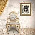 thumbnail image 3 of Tre Sorelle Studios 15x18 Gold Ornate Wood Framed with Double Matting Museum Art Print Titled - Midnight Bath with border II, 3 of 4