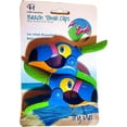 thumbnail image 3 of C&H Beach Towel Clips, Beach Towel Holders, Clips, Beach, Patio or Pool Accessories, Portable Towel Clips, Chip Clips, Secure Clips, Toucan Style ( 2 Set Per Order ), 3 of 3