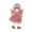 Pink, variant on M Buder Angel with Wings Christmas Tree Pendants Ornament Plush Antlers Hanging Decor, Gray, 5.12 inches / 13 cm