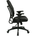 thumbnail image 2 of Black Bonded Leather Seat and Back Managers Chair, 2 of 10