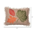 thumbnail image 2 of Vickerman Decorative 14" x 20" Harvest Leaves Pillow, 2 of 2