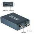 thumbnail image 2 of SDI To Converter SDI To Audio De Embedder Support 3G SDI SDI SD SDI Auto Format Detection And Stereo Audio De Embedder SDI Loopout (Black), 2 of 7