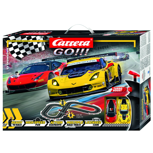Carrera GO!!! GT Showdown 1:43 Scale Slot Car Race Set 