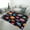 Flannel, variant on Colorful Roses on White Fence Carpet for Home Decoration Rugs Soft Carpet for Bedroom Room Living Room Bathroom Entrance Door Non-slip Comfort Mat